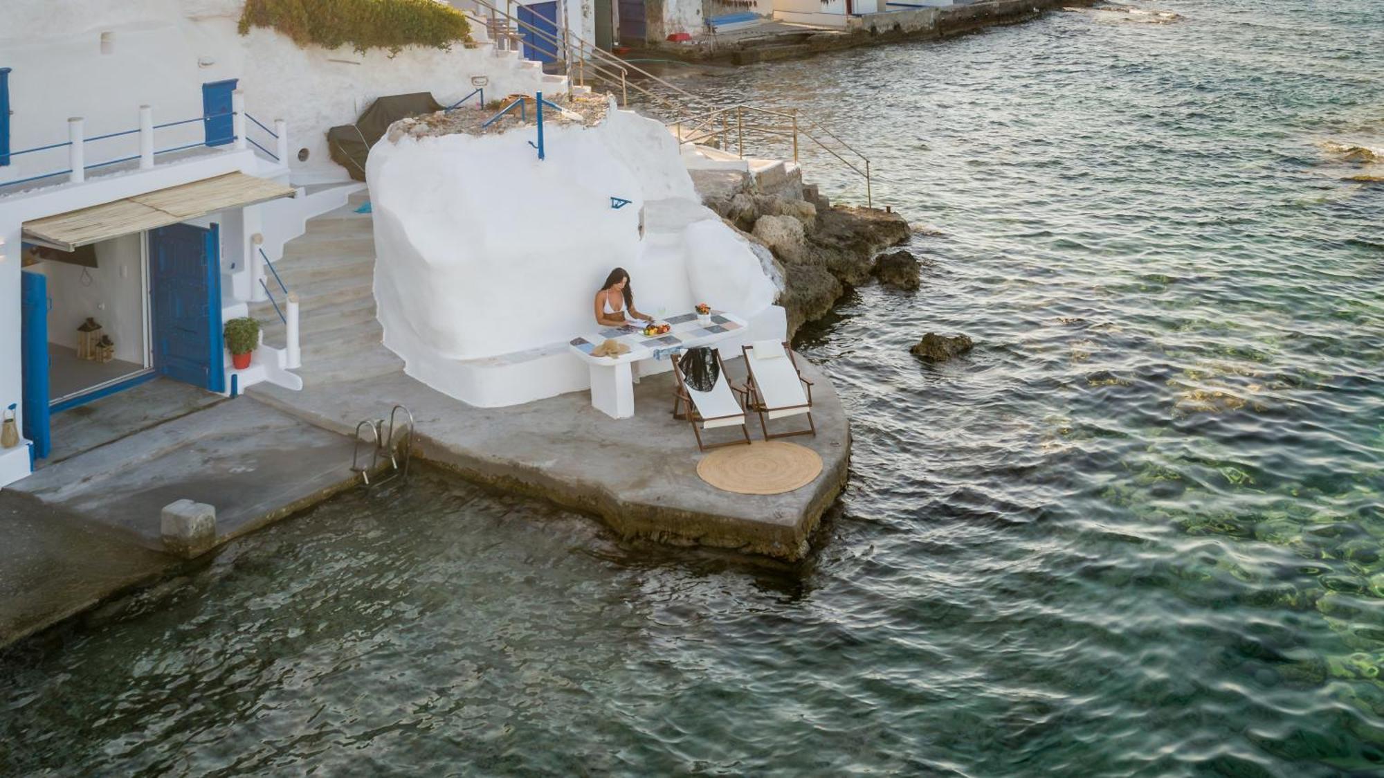 Esperanza Boathouses Mandrakia Exterior foto